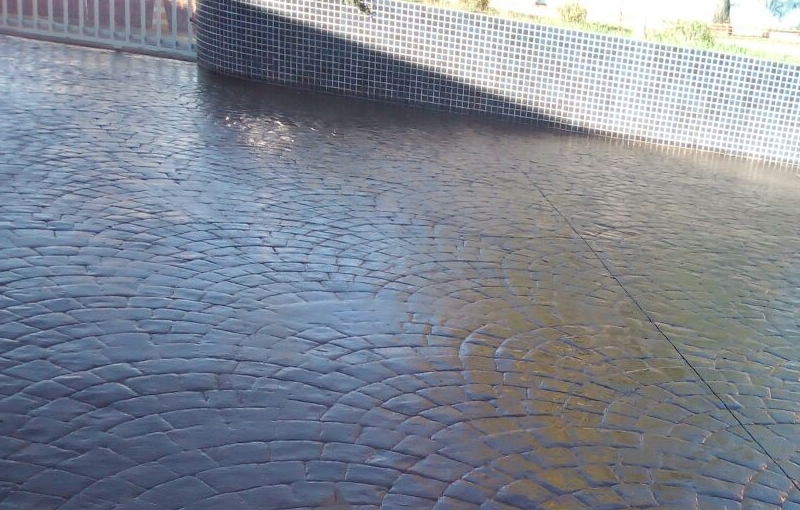 Piso Concreto Estampado