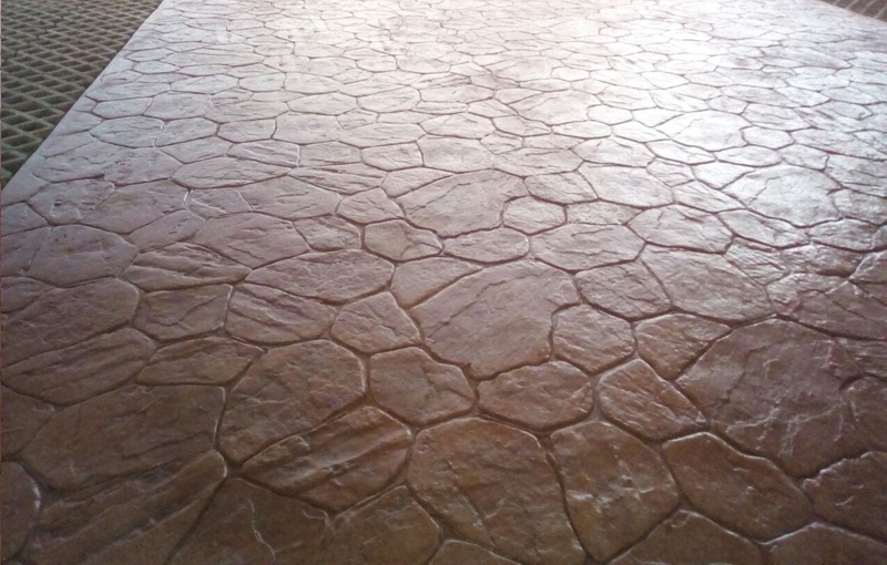 Piso Concreto Estampado